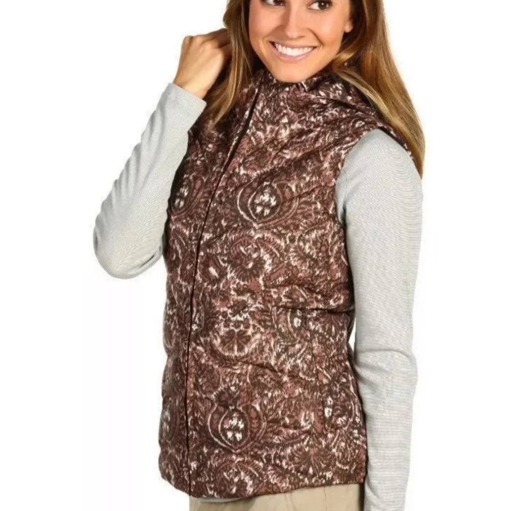 Patagonia Goose Down Floral Puffer Vest